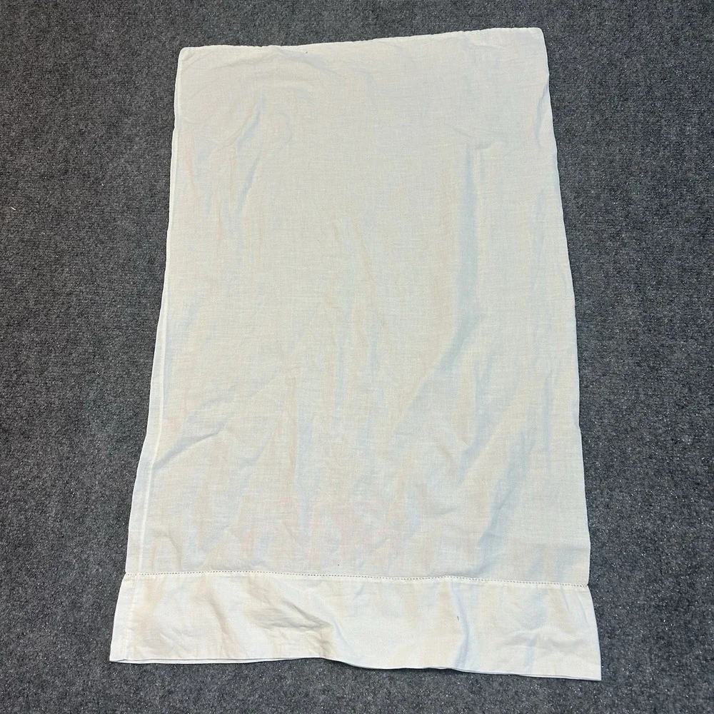 Vintage Pillowcase Standard Embroidered MR Pink Cotton Retro Granny‎ Core